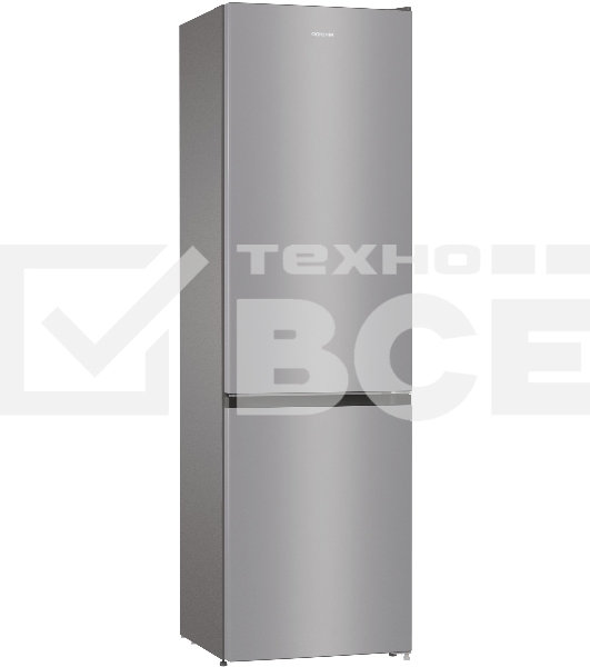 Холодильник Gorenje NRK6201PS4 серебристый металлик двухкамерный 235/96л морозилка снизу