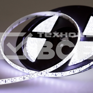Лента LED силикон, 8 мм,  IP65, SMD 2835, 120 LED/m, 12 V, цвет свечения белый