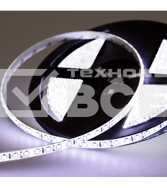 Лента LED силикон, 8 мм,  IP65, SMD 2835, 120 LED/m, 12 V, цвет свечения белый