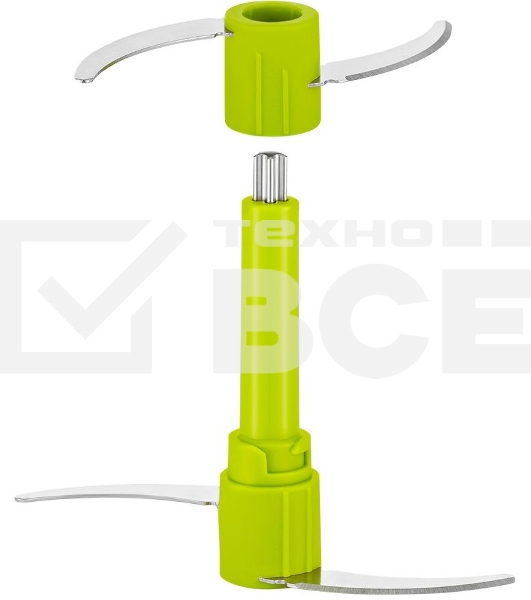 Измельчитель электрический Kitfort КТ-3050-2 белый/салатовый