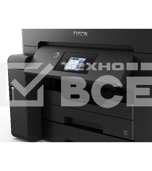 МФУ струйный Epson M15140 (C11CJ41404), A3+, ч/б, печ. до 25 стр/мин., скан. до 26 стр/мин., 2400 x 4800 dpi (печать) 1200x2400dpi (скан.), USB, RJ-45, Wi-Fi