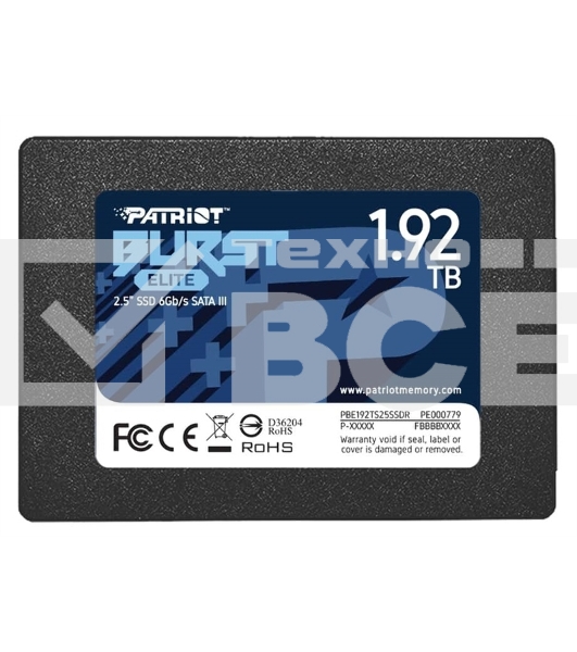 Накопитель SSD Patriot Burst Elite, 1.92Tb, SATA, 2.5