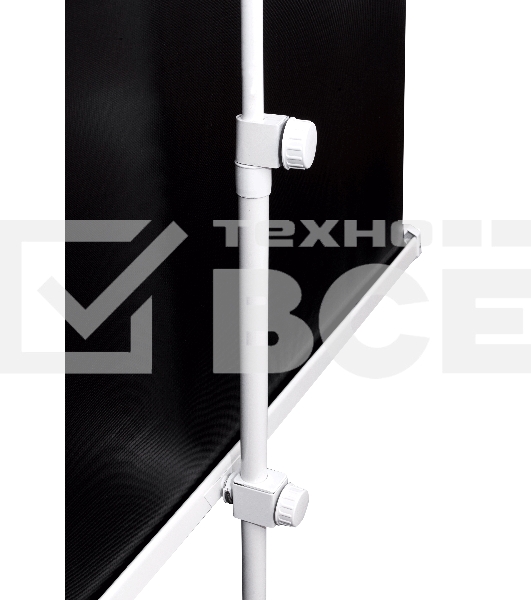 Экран 150x150см TriScreen 1:1 напольный рулонный белый84' Matt White (MW), черный корпус