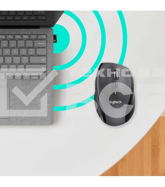 Мышь беспроводная Logitech M705 черный, 1000 dpi, радиоканал, USB, кнопки - 7