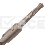 Бур по бетону, двойная спираль, Cobalt W-tip, 20x260 мм, SDS PLUS Denzel, фото6
