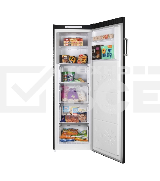 Морозильная камера Maunfeld MFFR170SB, черный, 206л, 4 ящика, 2 полки