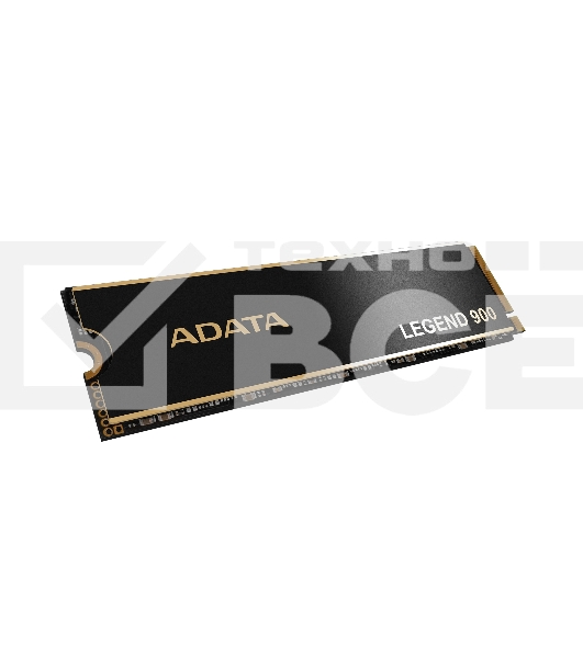 Накопитель SSD ADATA LEGEND 900, 2000Gb, PCIe 4.0 x4, 2280, NVMe, R/W 7000/5400, с радиатором