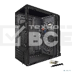 Компьютерный корпус Exegate EX283058RUS  Minitower ExeGate BAA-106 Black, mATX, <AAA400, 80mm>, 2*USB, Audio, фото3