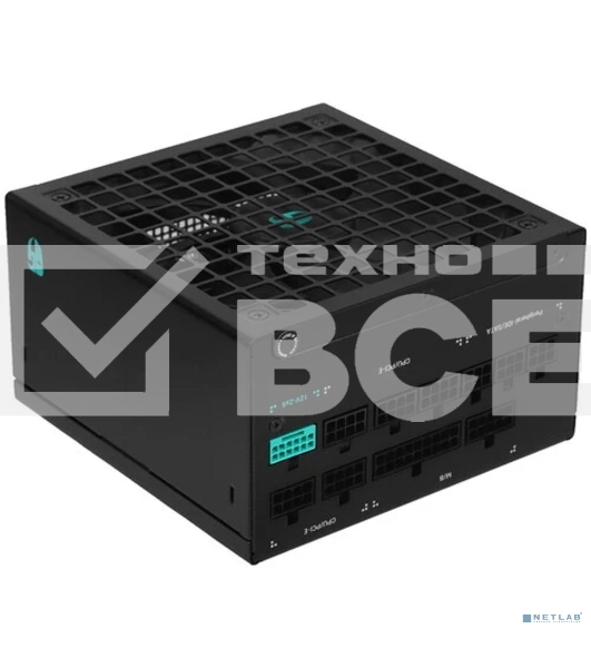 Блок питания Deepcool / GamerStorm PN1200M, 1200Вт, 80 PLUS Gold, 135мм, модульный, черный