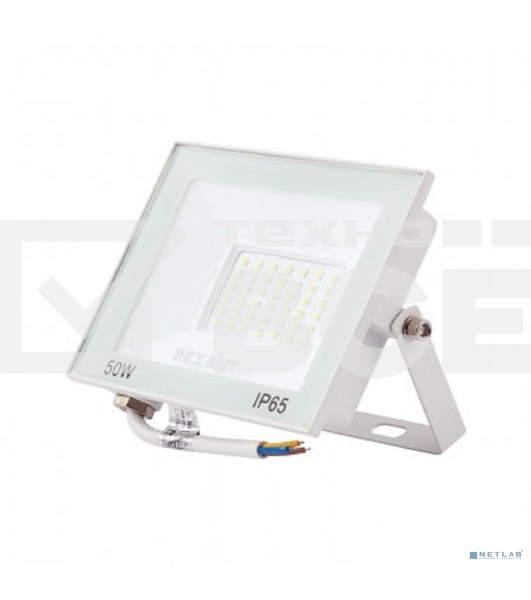 Прожектор Rexant СДО 50 Вт 4000 Лм 2700 K белый корпус