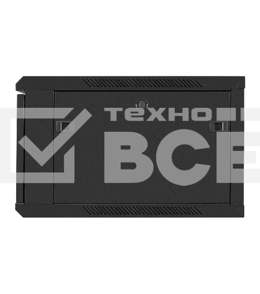 Шкаф телекоммуникационный 19' настенный 6U ExeGate EC-WM-6U.600.G.BLACK (19', 6U, 600x600x370 мм (ШхГхВ), передняя дверь закаленное стекло, съемные боковые панели, пыле- и влагозащита IP23, черный RAL 9004)