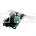 Сетевая карта ORIENT XWT-INT226L2PE PCI-Ex1 v3.1 2xRJ45 2.5GbE NIC, Intel I226-V chipset, 2.5/1 Гбит/с, 2 планки крепления (33474), фото 1