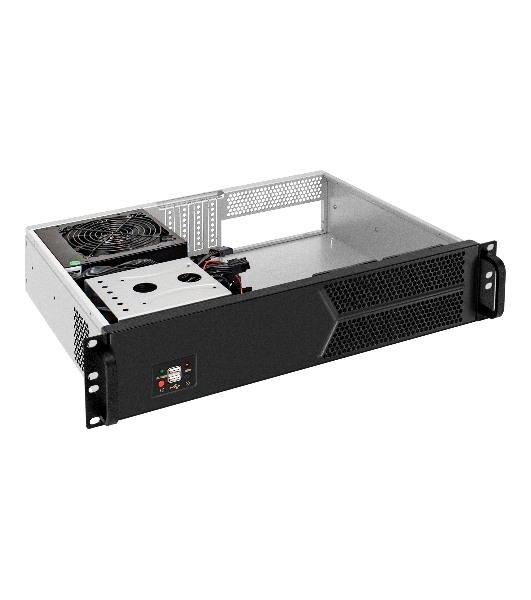 Серверный корпус ExeGate Pro 2U330-03 RM 19', высота 2U, глубина 330, БП 600PPH-SE, 2*USB