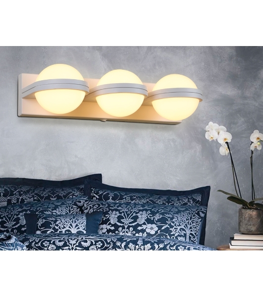 Настенный светильник FW557/3 SWH белый песок LED 3000K 15W 370*80*138