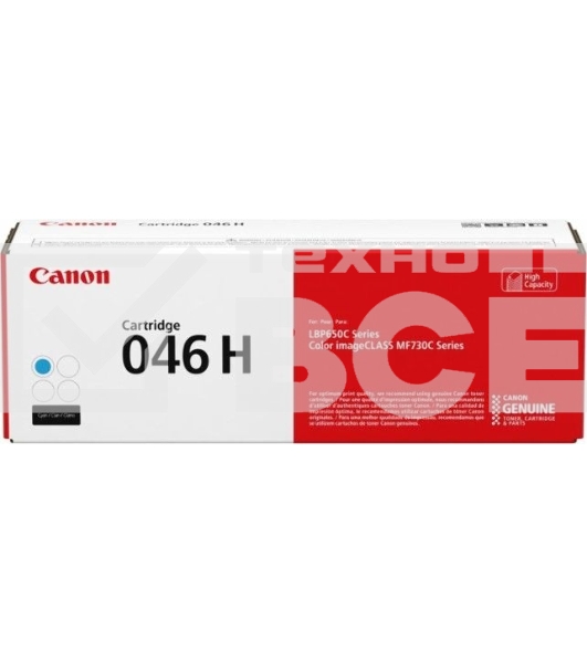 Картридж лазерный Canon 046C H голубой для i-SENSYS MF732/734/735, LBP653/654 5000 стр.