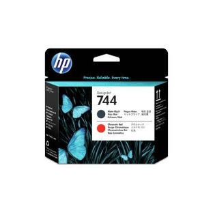 Печатающая головка HP 744 Matte Black & Red Printhead