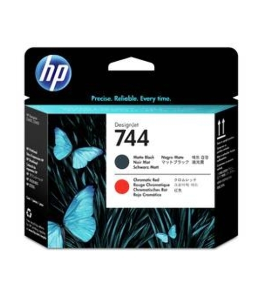 Печатающая головка HP 744 Matte Black & Red Printhead