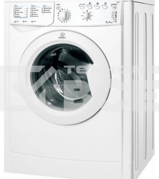 Стиральная машина Indesit IWSC 6105 белый, загрузка фронтальная 6 кг, 1000 об/мин., класс: А