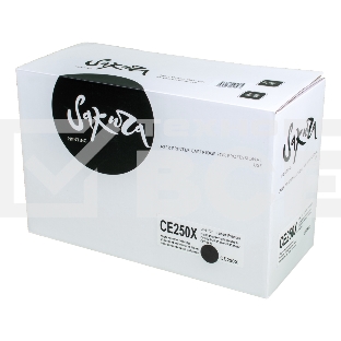 Картридж лазерный Sakura CE250X для HPColor LaserJet CM3530MFP/CM3530fsMFP/CP3525/CP3525n/CP3525dn/CP3525x, черный,10000 к.