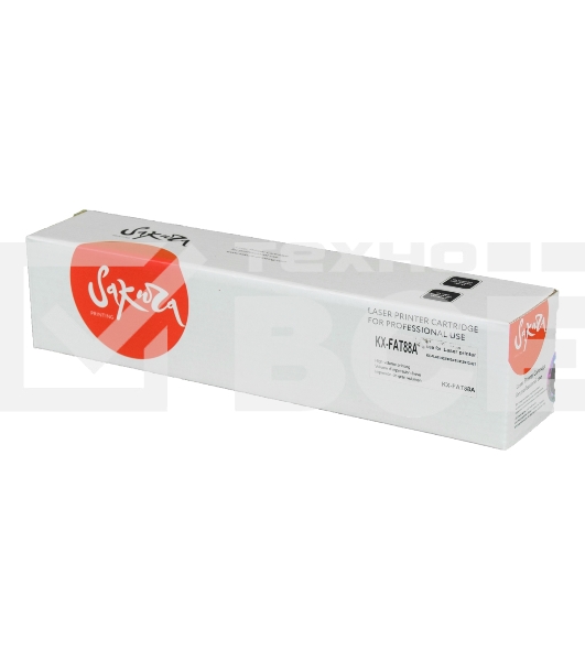 Картридж Sakura KXFAT88A для Panasonic KX-FL403/ FL423/ FLC413/ FLC418, черный, 2000 к.