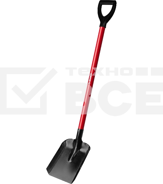 Лопата ЗУБР 'МАСТЕР' совковая, ЛСП, стальной черенок, с рукояткой, 39524