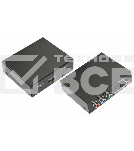 Конвертер YPbPr + SPDIF / Toslink на HDMI, металл  Rexant