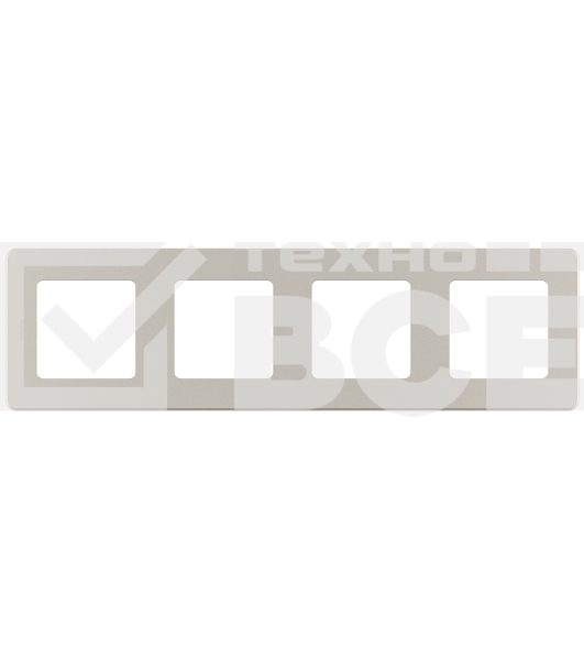 Рамка 4 поста шампань Inspiria