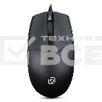 Мышь проводная Oklick 147M черный, 1600 dpi, USB, кнопки - 3, фото 1