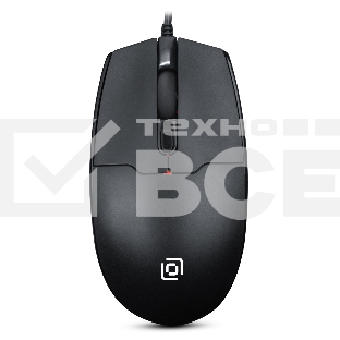 Мышь проводная Oklick 147M черный, 1600 dpi, USB, кнопки - 3