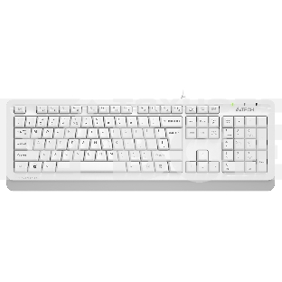 Клавиатура A4Tech Fstyler FKS10 проводная, USB, белый/серый