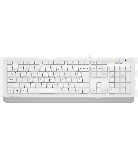 Клавиатура A4Tech Fstyler FKS10 проводная, USB, белый/серый