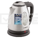 Чайник электрический Scarlett SC-EK21S88 1.8л. 2200Вт черный/серебристый (корпус: нержавеющая сталь), фото2