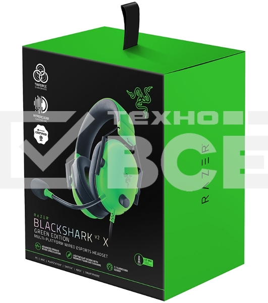 Гарнитура Razer Blackshark V2 X - Green Razer Blackshark V2 X - Green