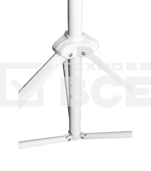 Экран 150x150см TriScreen 1:1 напольный рулонный белый84' Matt White (MW), черный корпус