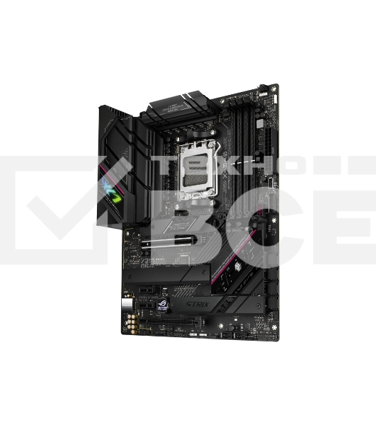 Материнская плата ASUS ROG STRIX B650E-F GAMING WIFI, AM5, AMD B650, 4xDDR5, 4xSATA, 3xM.2, 1xPCI-E 5.0 x16, 1xPCI-E 4.0 x4, 2xPCI-E x1, 1xHDMI, 1xDP, 1x 2.5Gb LAN, 4xUSB-A 2.0, 4xUSB-A 3.2 Gen 1, 2xUSB-A 3.2 Gen 2, 1xUSB-C 3.2 Gen 2, 1xUSB-C 3.2 Gen 2x2,