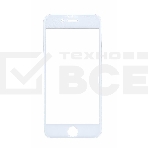 Защитное стекло 4D для Apple iPhone 6/6S белый, фото2