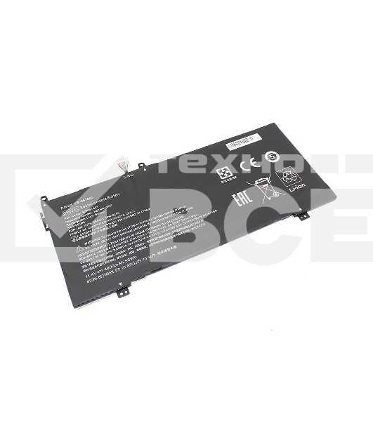 Аккумуляторная батарея для ноутбука HP Spectre X360 13-ae042ng 11.4V 4900mAh OEM