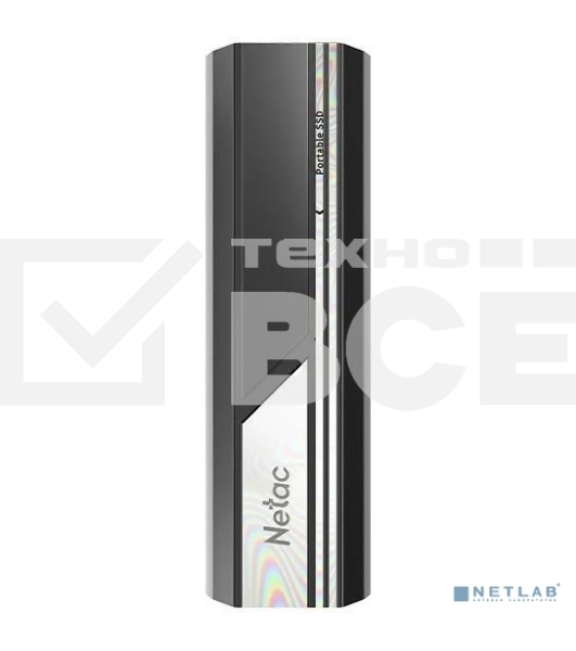 Внешний  накопитель SSD Netac USB-C 500Gb NT01ZX10-500G-32BK ZX10 2.5