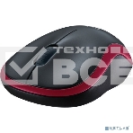 Мышь беспроводная Logitech M185, красный, 1000 dpi, радиоканал, USB, кнопки - 3, фото5