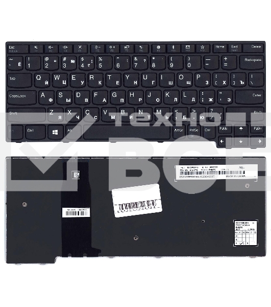 Клавиатура для ноутбука Lenovo ThinkPad Yoga 11e 5th Gen черная
