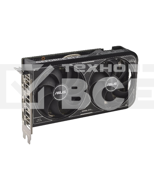 Видеокарта Asus DUAL-RTX4060-O8G-V2 NVIDIA GeForce RTX 4060 8Gb 128bit GDDR6 PCI-E 4.0 2505/17000 HDMIx1 DPx3 HDCP