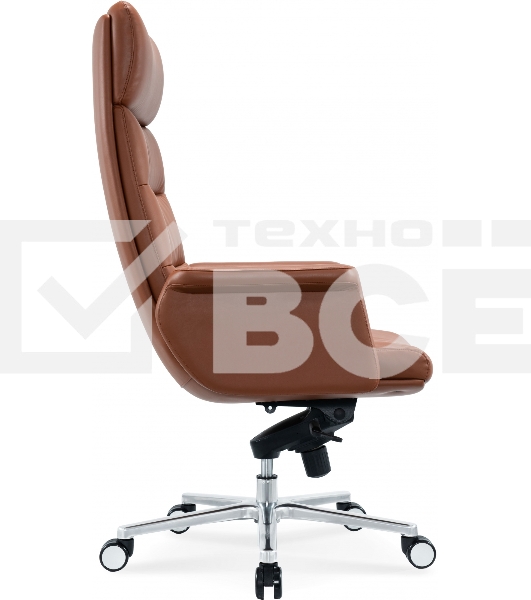 Кресло руководителя Cactus CS-LBR-CARACAS кожа крестов. алюминий