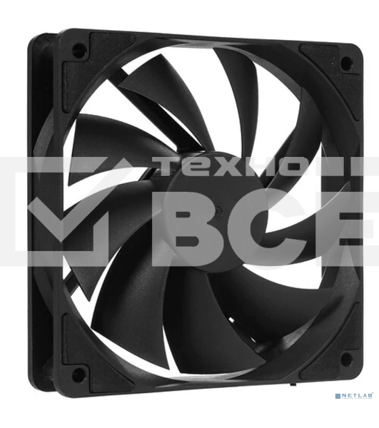 Вентилятор для корпуса Digma DFAN-120-7 черный, 120 мм, 1200 об/мин, 23 дБ, 4 pin