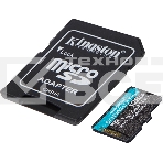 Флеш карта microSDXC 128Gb Kingston SDCG4/128Gb Canvas Go! Plus V30 A2 + adapter, фото3