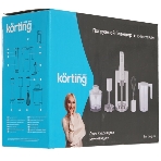 Погружной блендер Korting KHB 0313 W, беспроводной, мощность 150 Вт, кнопочное управление, 3 насадки (блендер, измельчитель, миксер), 5 скоростей, объем чаши 500 мл, защита двигателя от перегрева/перегрузки, цвет белый, фото11