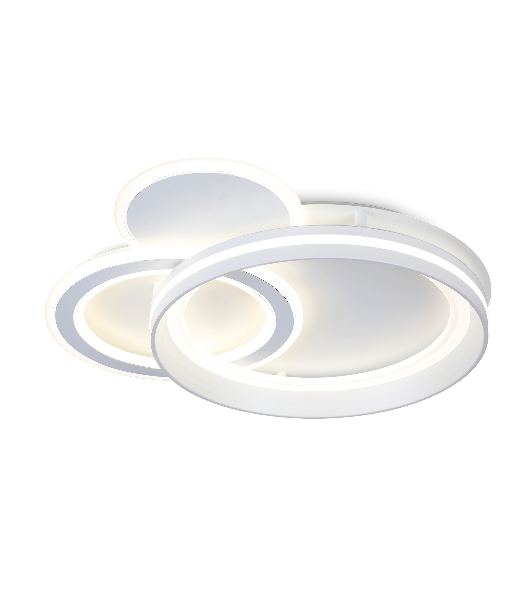 Светильник Ambrella light FA8511/3 WH белый 143W 3000K-6400K 500*500*80 (ПДУ РАДИО 2.4G)