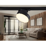 Трековый однофазный светодиодный светильник Ambrella light GL6839 BK черный LED 15W 3000K D115*80, фото6