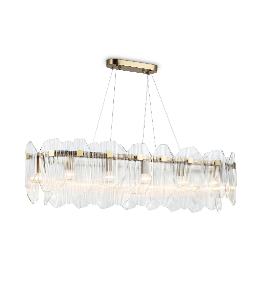 Светильник Ambrella light LH31255/12 BS/CL латунь/прозрачный E14*12 max 40W 1000*340*270