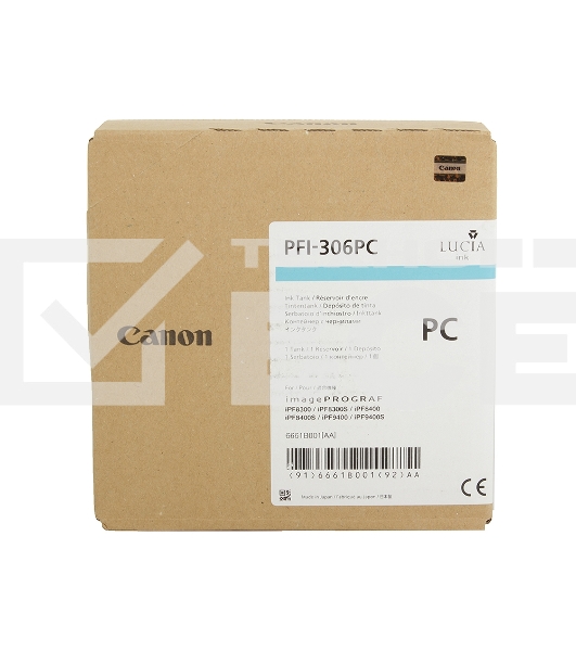 Картридж струйный Canon PFI-306 PC фото голубой для iPF8300S/8400/9400S/9400 (6661B001)