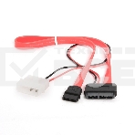Кабель Gembird/Cablexpert Кабель Combo miniSATA , molex+SATA/miniSATA, 6pin+7pin, (длина инт-35см, пит-30см),(CC-SATA-C2), фото5